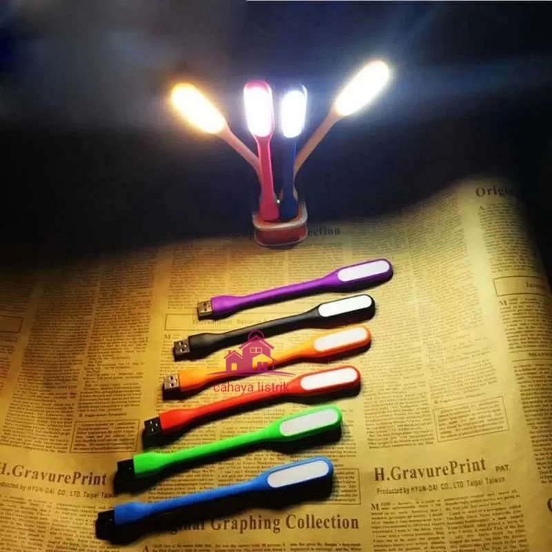 LAMPU USB LED LAMP PORTABLE FLEXIBEL USB 1LED 3LED 8LED  STICK - LAMPU BACA SIKAT GIGI LAPTOP POWERBANK [PERFECTHOME]