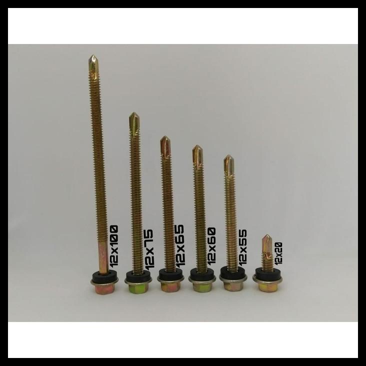 

Sekrup Roofing Kuning 12X20 | Roofing Moon Lion 1 Dus