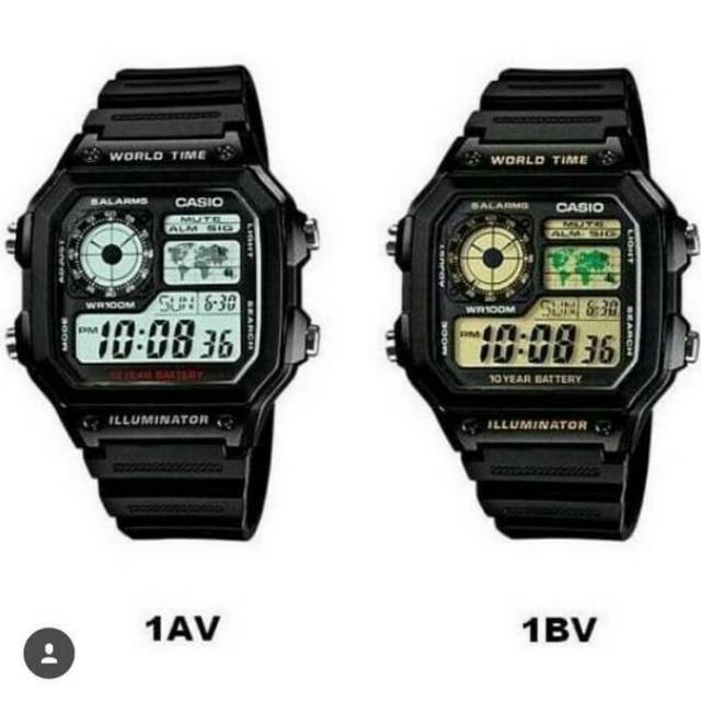 Jam Tangan Pria Casio AE-1000 ORIGINAL Water Resistance