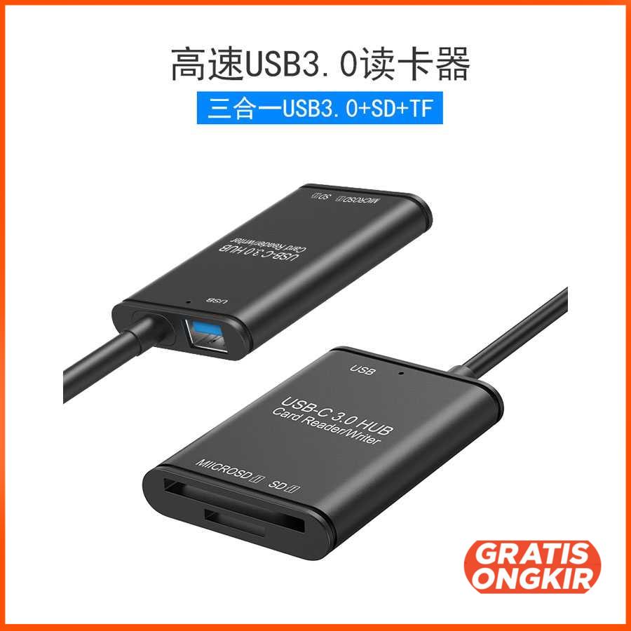 Card Reader USB Type C 3 in 1 USB 3.0 Micro SD Card YC-500