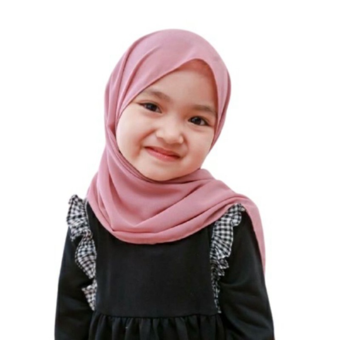 PASHMINA ANAK DIAMOND  PASMINA PEREMPUAN BASIC NON INSTAN PANJANG 150X50 GROSIR MURAH JOGJA Promo