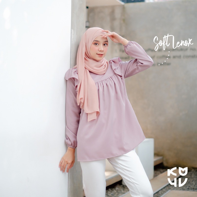 Koyu Hijab Lily Top Blouse New Product Big Size