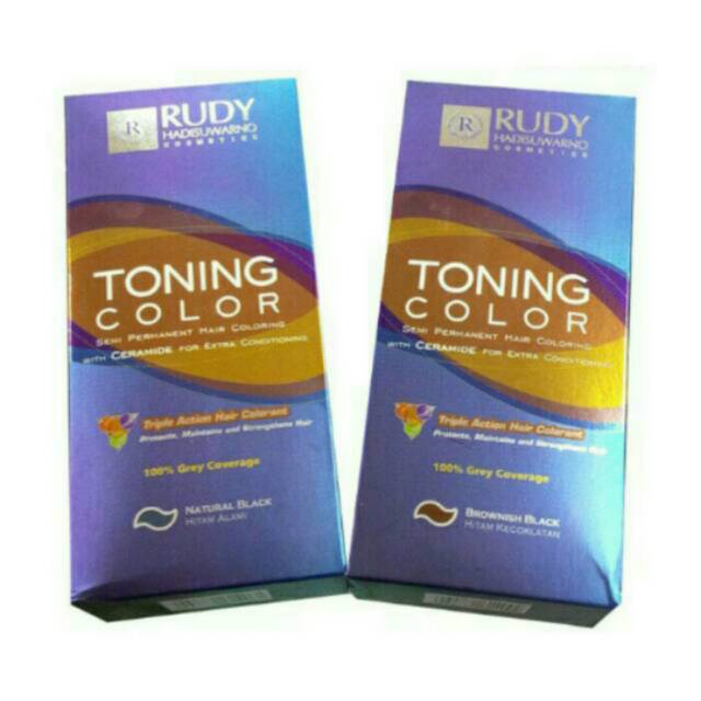 Toning Color/Pewarna Rambut Rudy Hadisuwarno