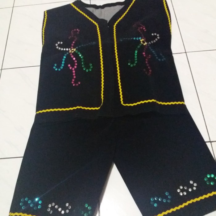 ANAK-NASIONAL-ADAT-PAKAIAN- BAJU ADAT DAYAK SD // PAKAIAN ADAT KALIMANTAN TIMUR - MERAH TK, LAKI
