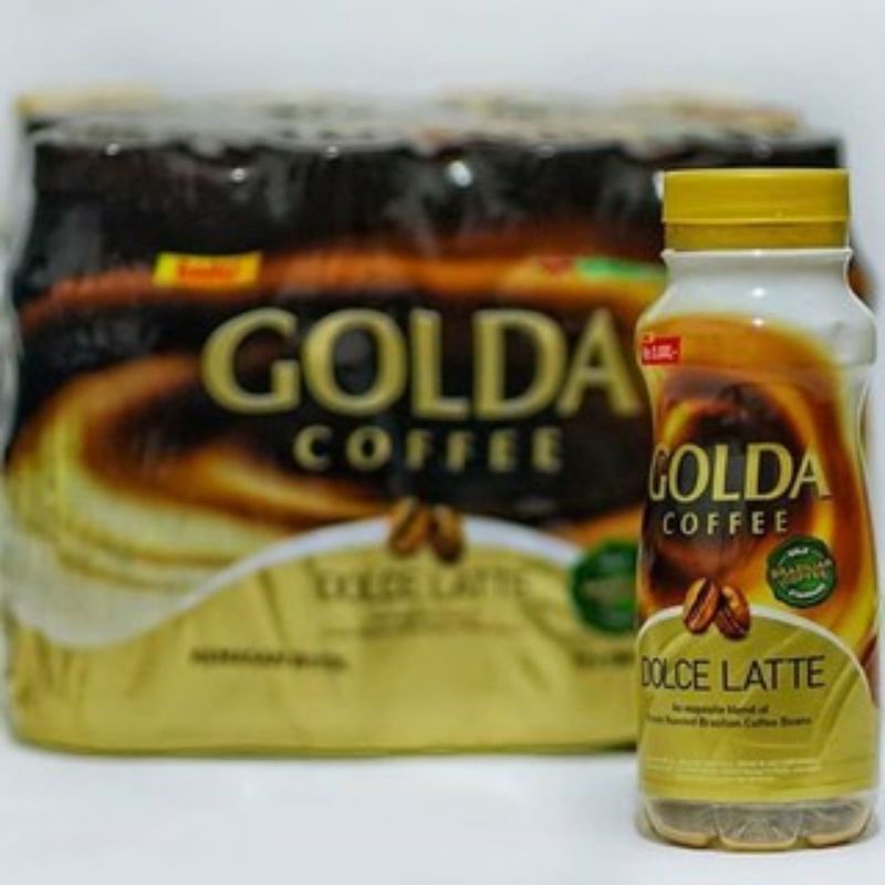 

(1 pack =12 btl) Golda Coffee. 1 doz isi 12 btl ukuran 200 ml