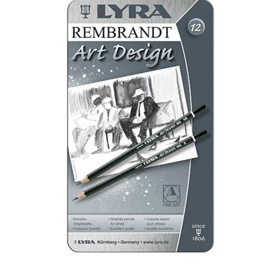 

Stok Baru! Rembrandt Art Design Pencil Lyra 1 Set Tin Box Murah