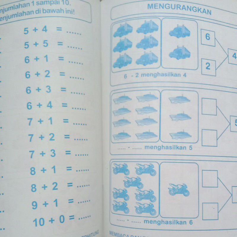 Buku Membaca Dan Berhitung