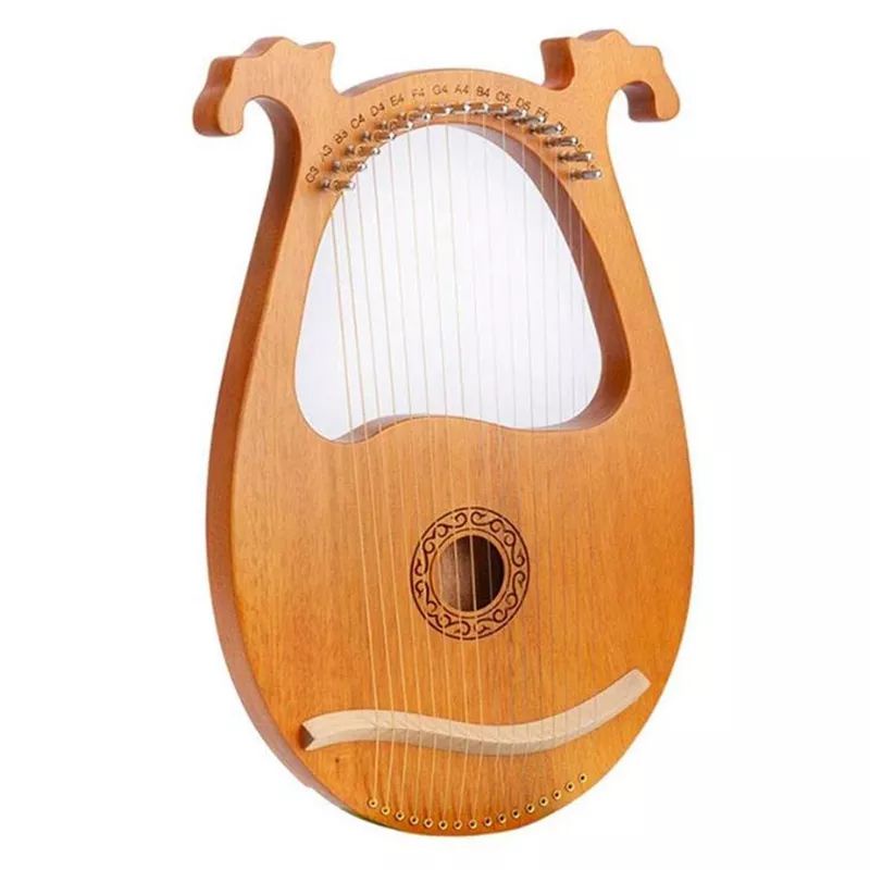 Lyre Mini Harp 16 Strings Harpa Kecapi