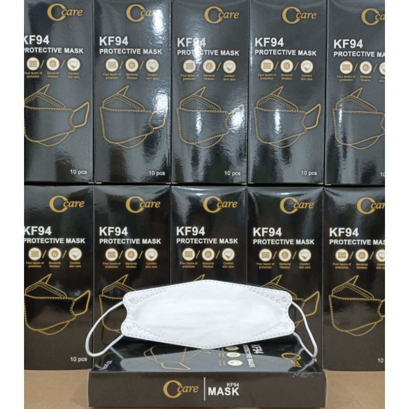 Masker KF94 4Ply Evo 3D Proctection Mask CCARE Isi 10Pcs Masker KF94 4 Ply 3D Protection CCARE