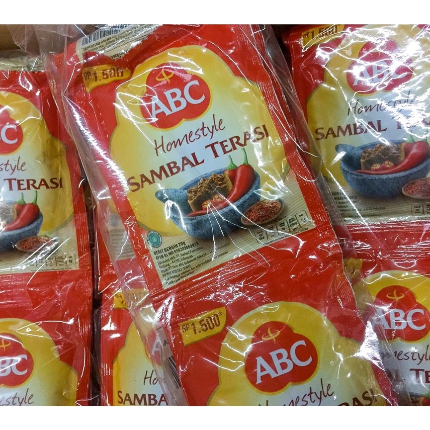 Sambal Terasi ABC Sambal Terasi - Kemasan 10 sachet @20 gram