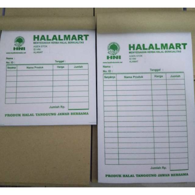 

NOTA HALALMART HNI / NOTA HPAI