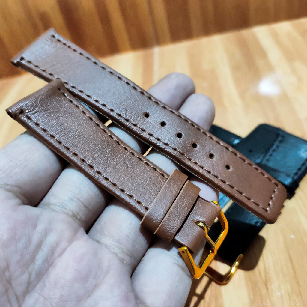 ( BISA COD ) TERMURAH STRAP JAM TANGAN KULIT ALBA DAN UNIVERSAL UNTUK SEMUA JAM TANGAN