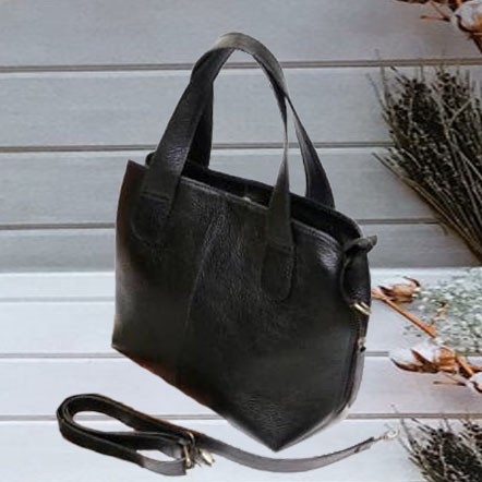 Tas Kulit Garut Tas Slempang Wanita Slingbag Size L Besar 3 Ruang