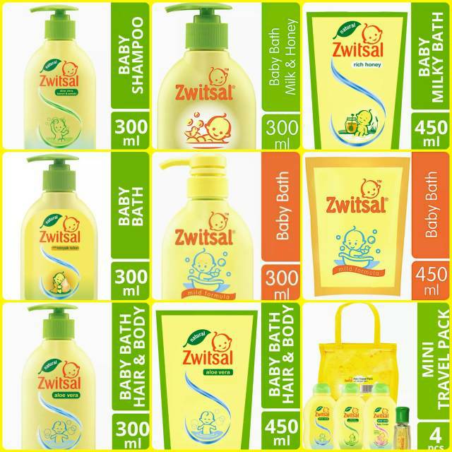 Baby Shampoo Zwitsal Aloe vera Kemiri seledri Switsal Baby Bath