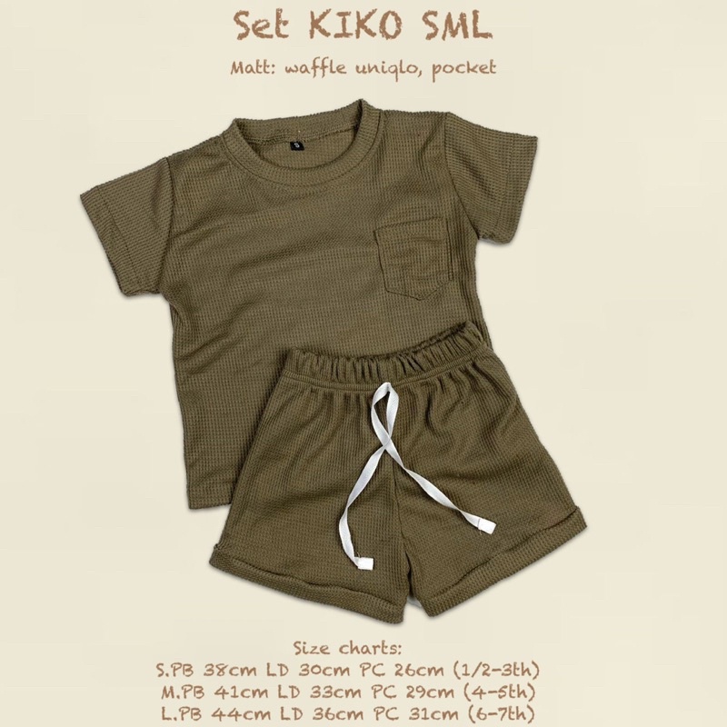 Setelan Anak Kiko Unisex Original Pineapple Kaos Anak Super Premium Terlaris Termurah Best Seller