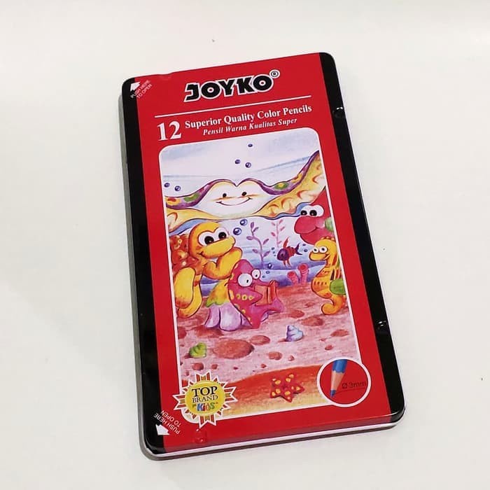 

Pensil Warna Joyko CP-12TC Kaleng 12 Warna