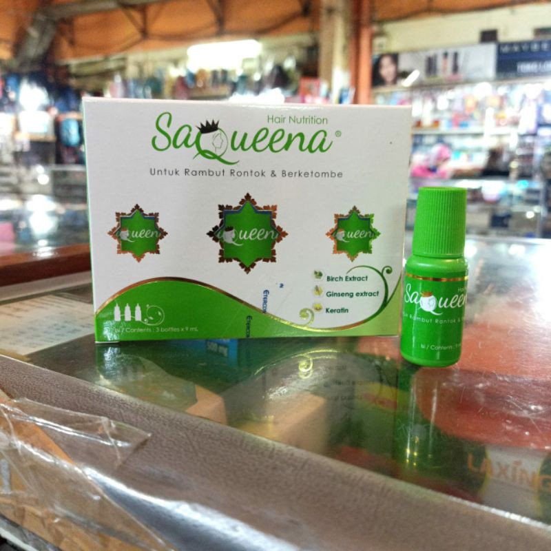 Saqueena Hair Nutrition 9ml isi 3