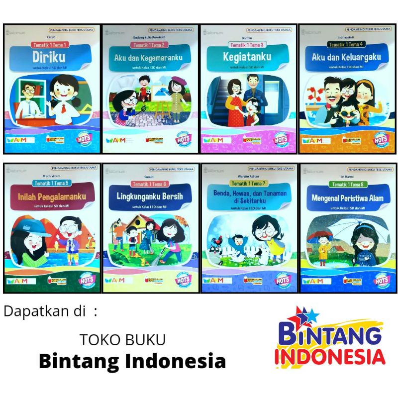 Bintang Indonesia Jakarta_Buku Pelajaran Tematik 1 Tema 1-8 kelas 1SD/MI Kurikulum 2013 Edisi Revisi