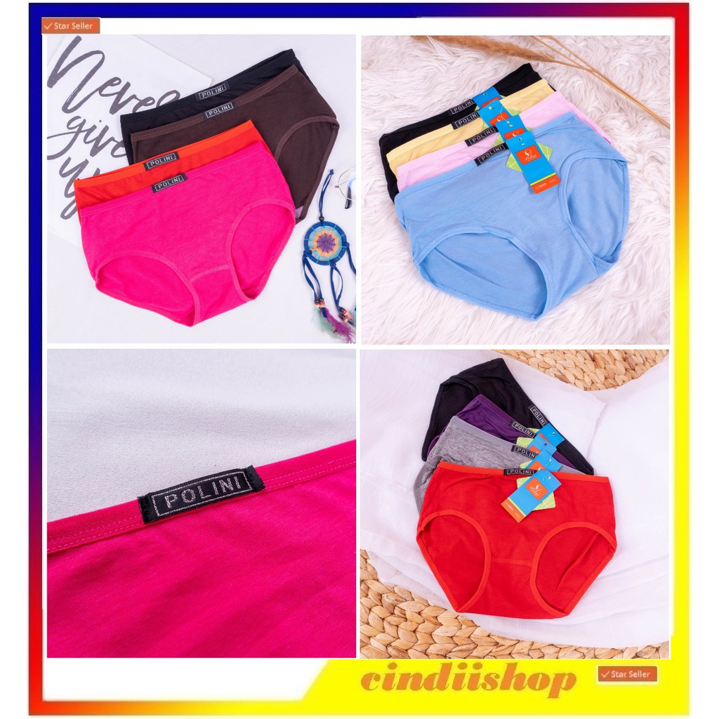 Celana Dalam Wanita Polini Cd Undies Sempak Cewek Perempuan 8869