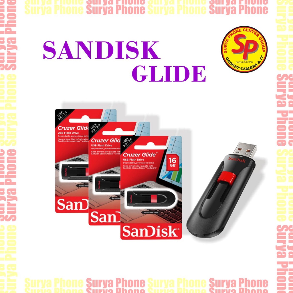 SANDISK GLIDE 8GB/16GB/32GB/64GB/128GB