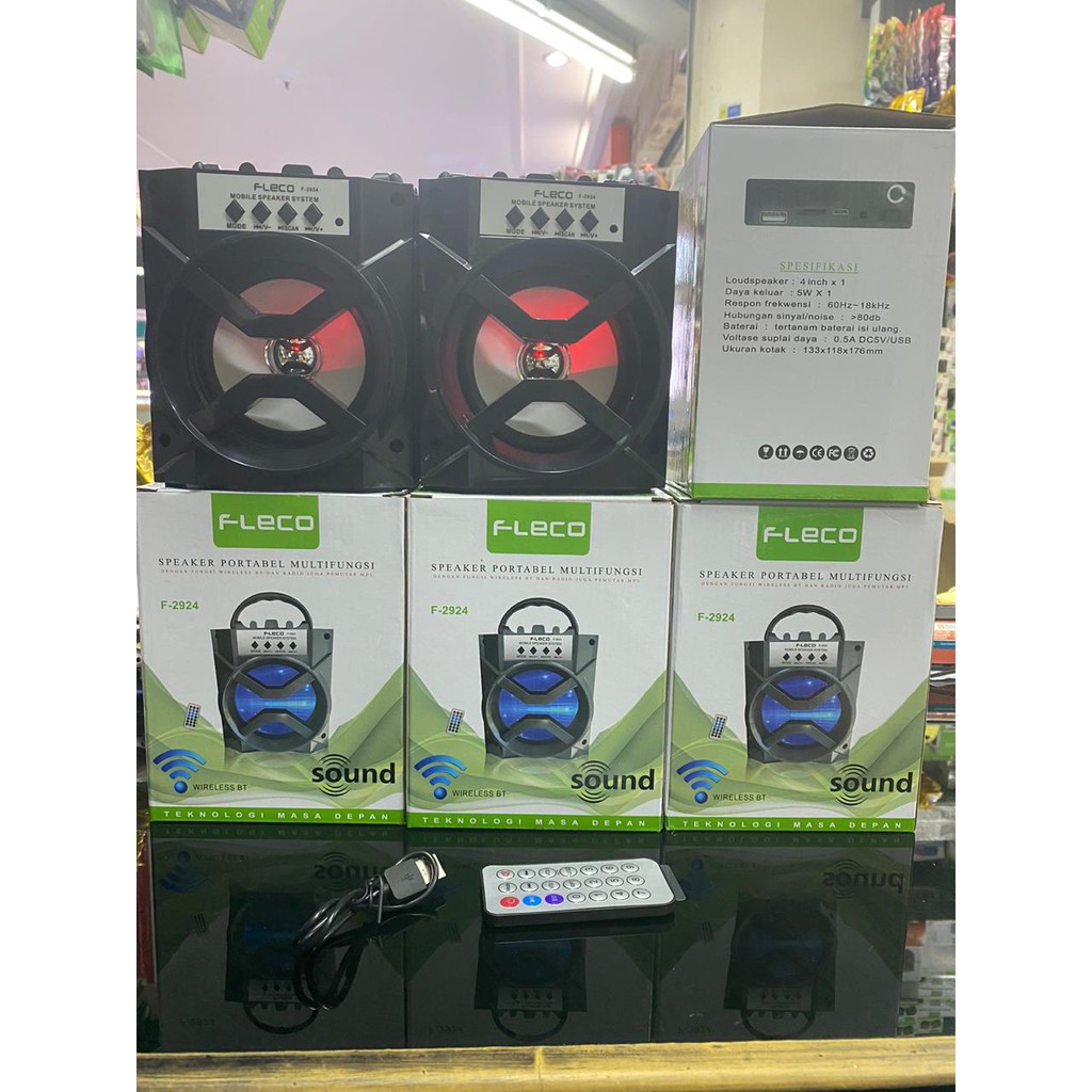 SPEAKER BLUETOOTH WIRELESS FLECO F-2924