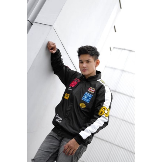 NASCAR RACING JACKET VINTAGE LETS GO THE JOURNEY - Jaket Pria Nascar Racing - Jaket Bomber Motor Balap