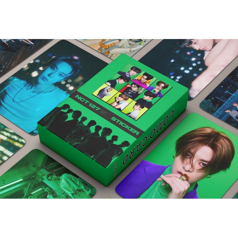 54pcs Kartu Lomo Foto Kpop NCT 127 Seri Lemonade