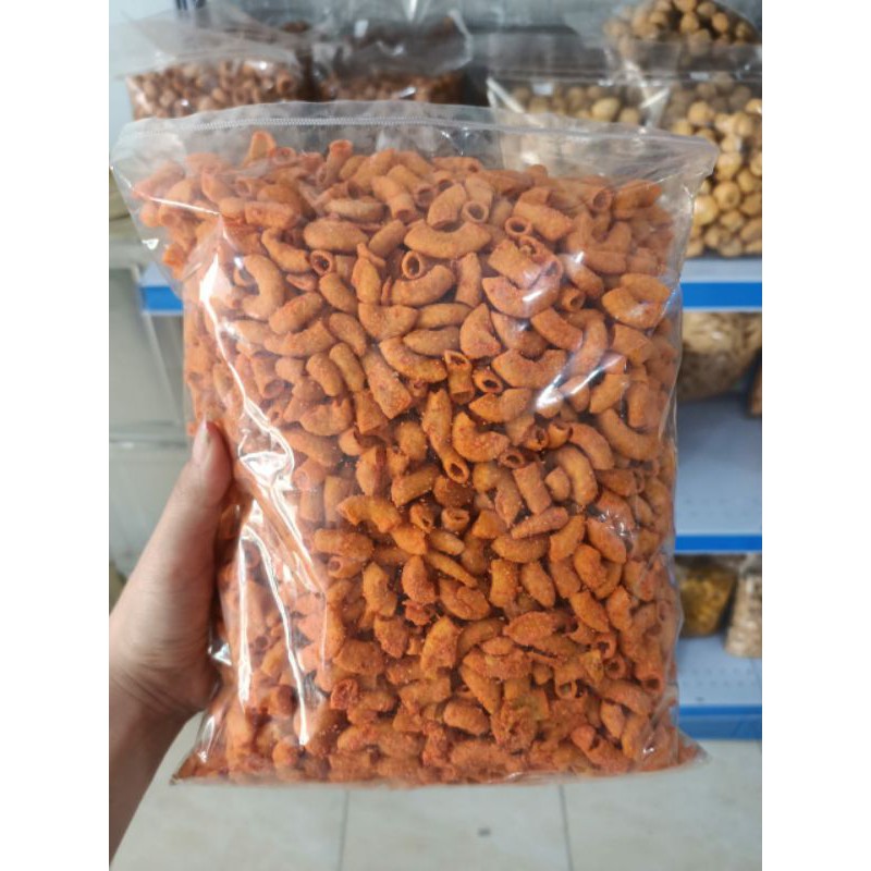 

[ Ready Medan ] Snack Makaroni Pedas 500gr / Macaroni Pedas balado PREMIUM