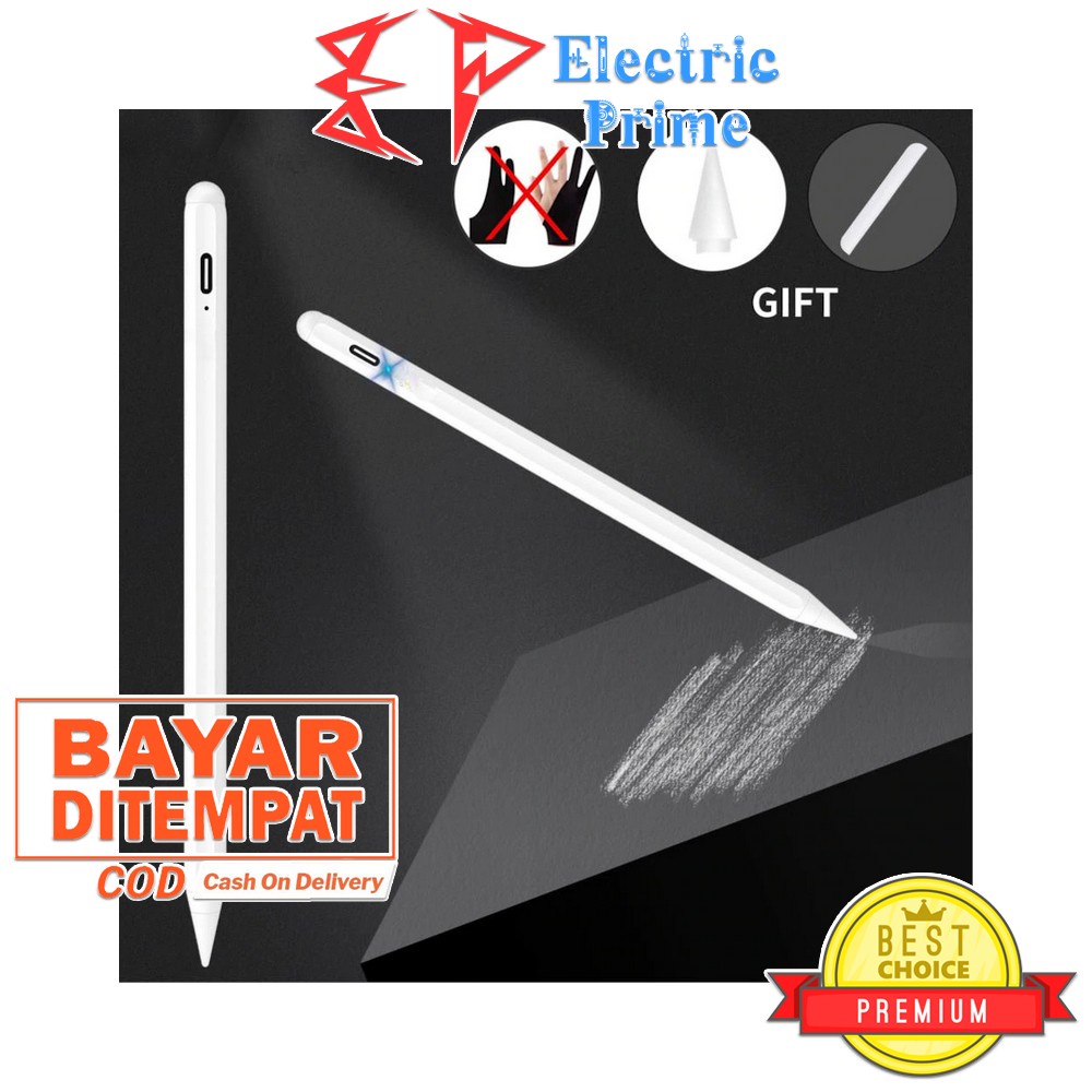 Tripledi Apple Pencil 2 Generasi 10th Touch Pen Stylus Active Drawing