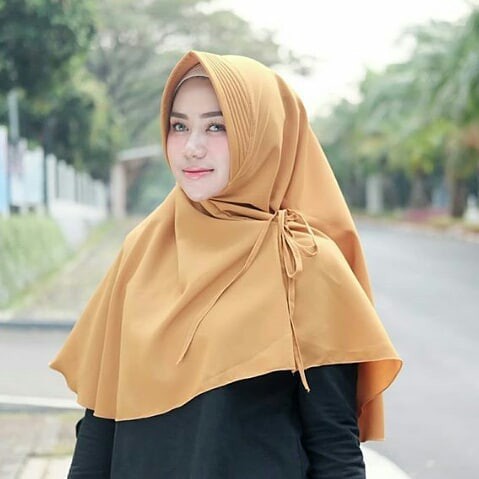 PROMO!!! Jilbab Instan Siria Series 1Slup Crepe High Quality Antem Tammia Rempel Depan Praktis Kerja