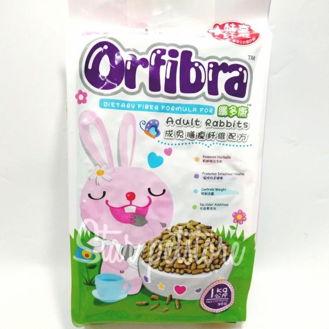 Makanan Kelinci AE106 Alice Orfibra Adult Rabbit Food Pellet 1kg Termurah