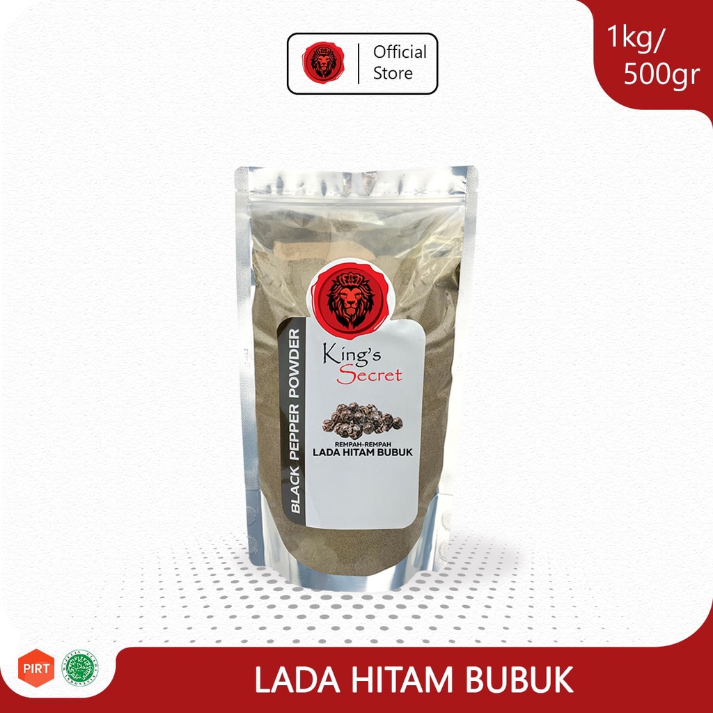 

Lada Hitam Bubuk | Black Pepper Powder King's Secret