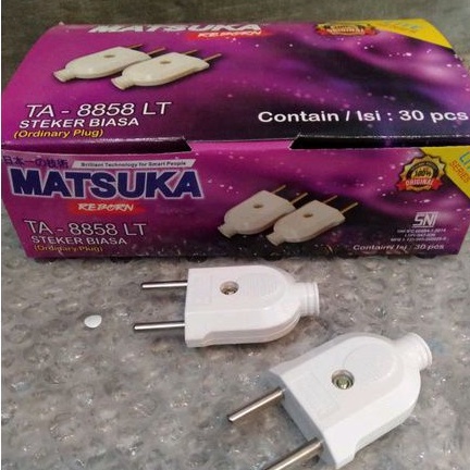 Steker Biasa Gepeng TA 8858 Lite Matsuka