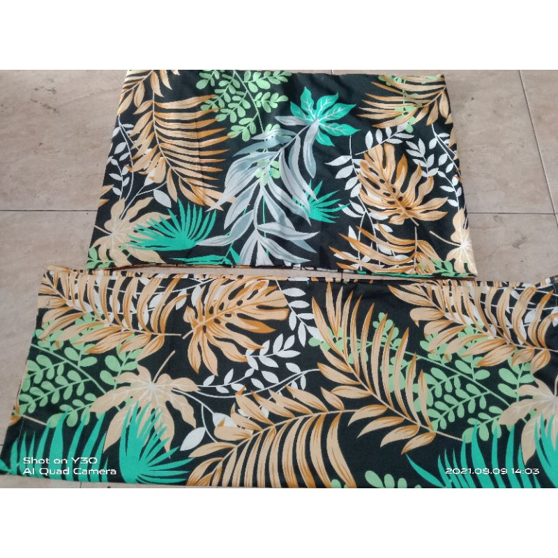 (PILIH WARNA) Sarung bantal 70x50 &amp; guling panjang 90cm