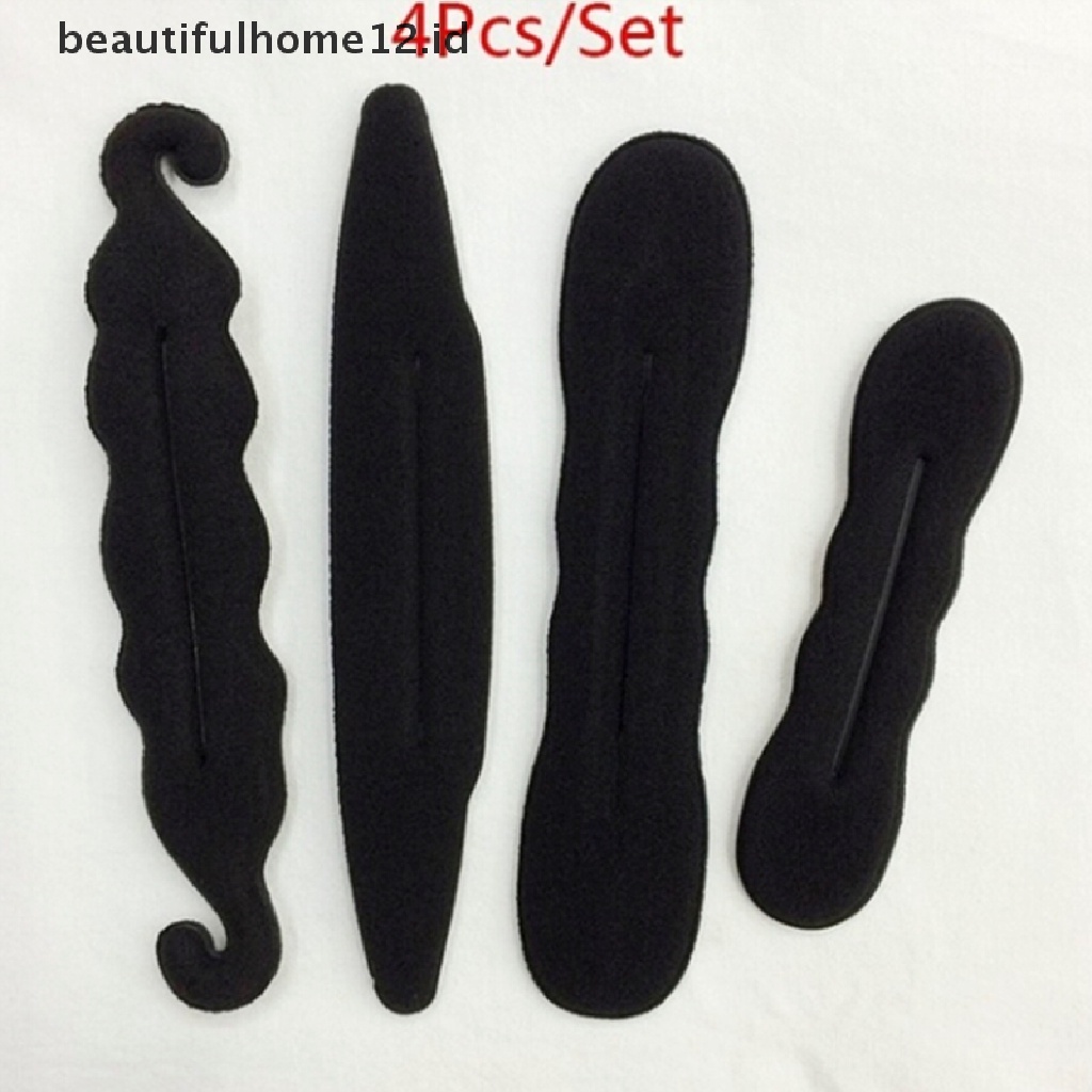 (Kesehatan &amp; Beauty Tool) 4pcs / Set Alat Bantu Pembuat Sanggul / Cepol Untuk Wanita