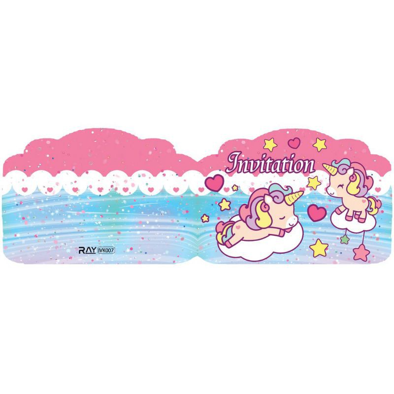 Undangan UNICORN Ulang Tahun Anak