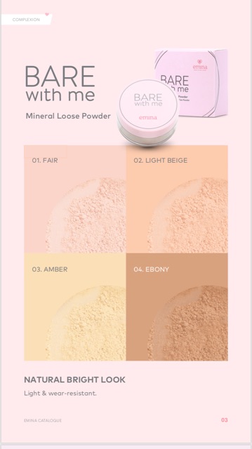 Emina Bare With Me Loose powder