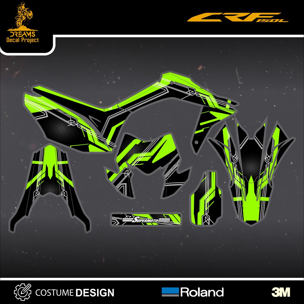 Decal CRF 150L Stabilo Line