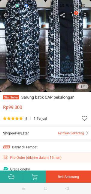 Sarung Batik Pekalongan Motif Terbaru