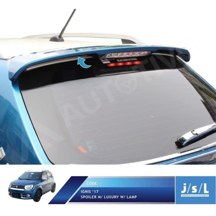 Suzuki Ignis Spoiler Model SGA JSL   Lampu / Spoiler w/ Lamp