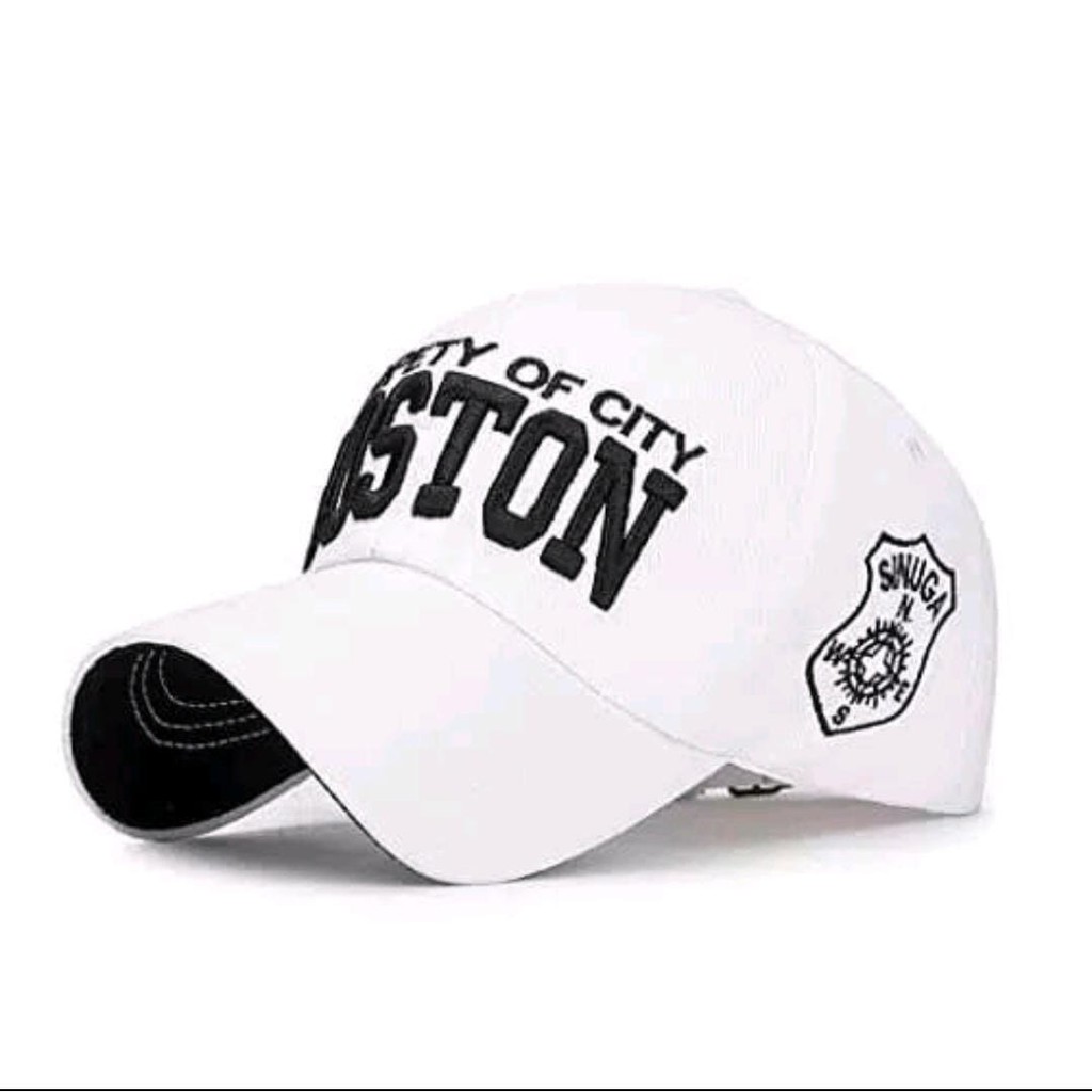 Topi Base Ball Distro BOSTON Pria dan Wanita Masa Kini Trendy