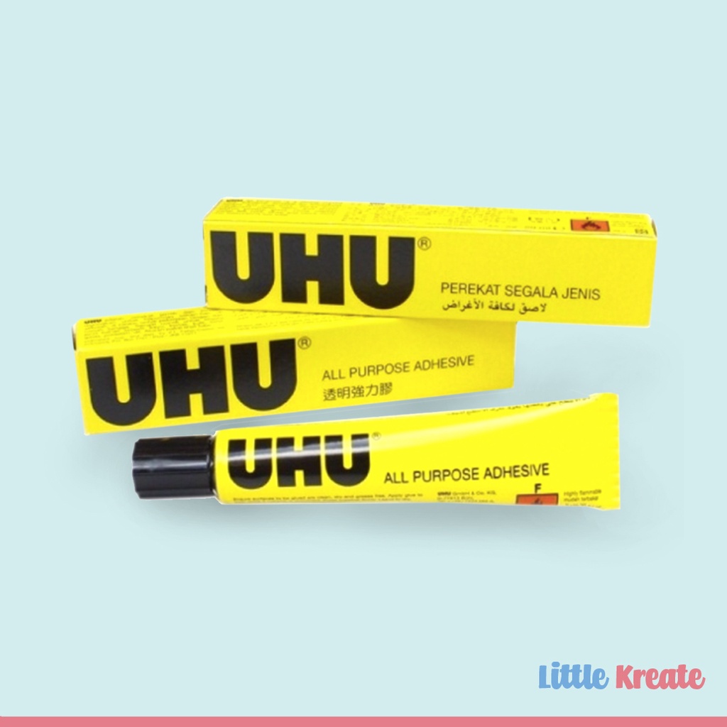 

Lem UHU Cair / All Purpose Adhesive / Lem Serbaguna