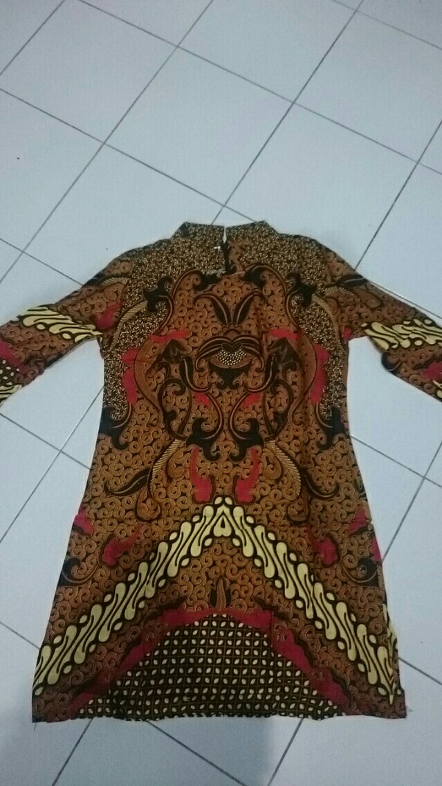 Batik Tunik Motif Kenonggo Sogan Rz 55