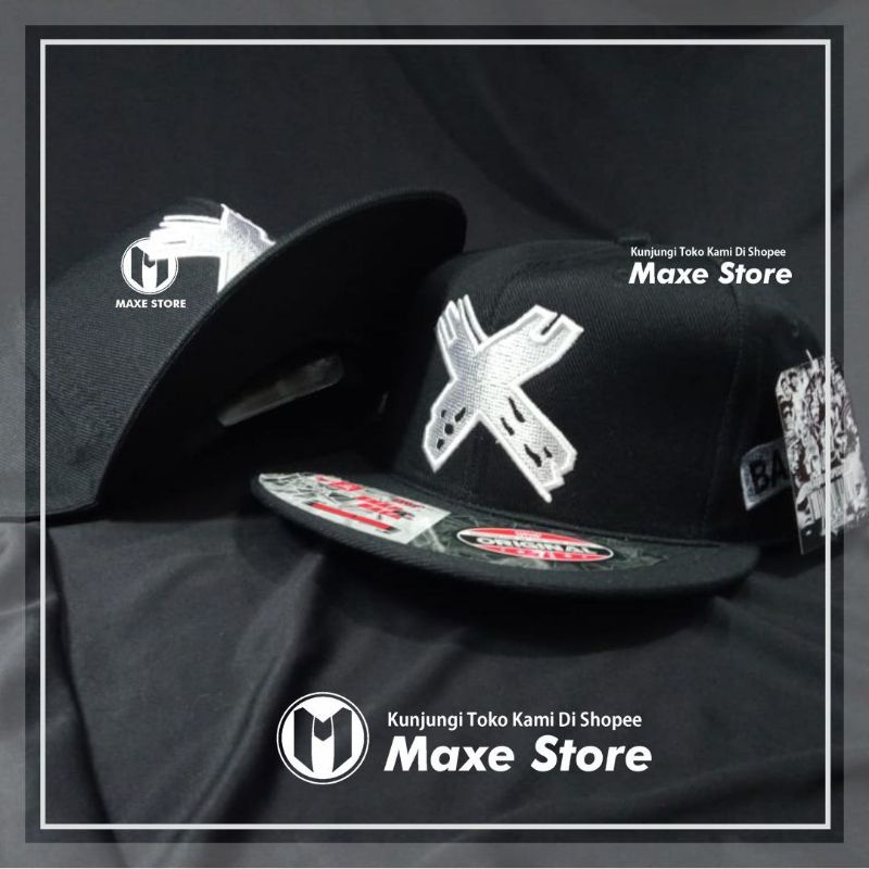 Topi Logo X/ 21/  Topi Baseball Logo X/ Topi Snpaback Wuke/ Topi Wuke/ Topi Snapback/ Maxe store/ To