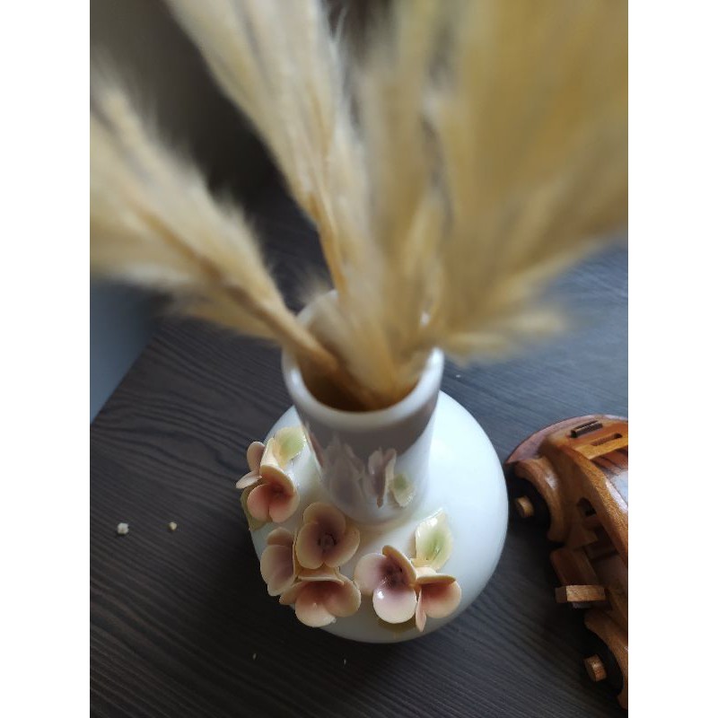 Vas bunga keramik/ Vas Shabby/ Vas Aesthetic - "JUNG"