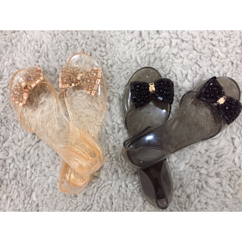 jelly flatshoes sepatu wanita
