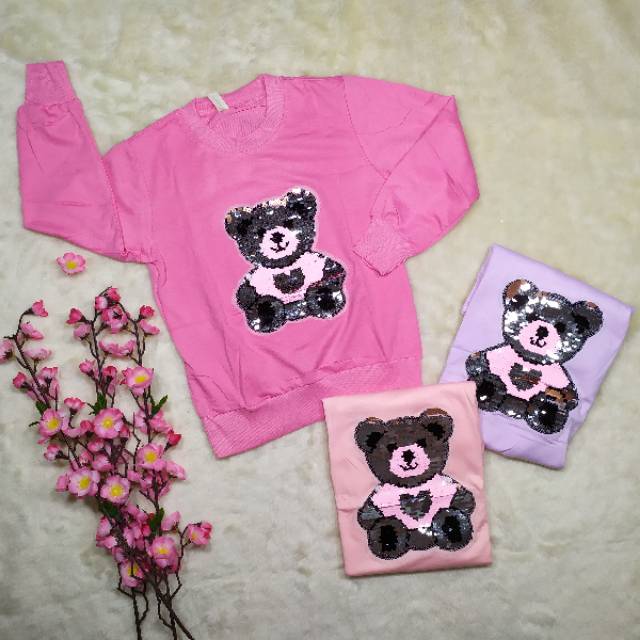 Ss#511 Baju Kaus Anak Perempuan size 0-4tahun / Sweater Anak / Baju Kaus Lengan Panjang