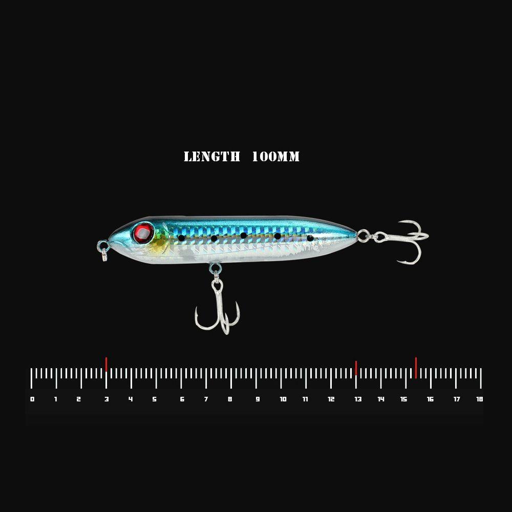 Top Floating Pencil Tenggelam Minnow Umpan Multicolor Crankbaits Umpan Ikan Kecil Yang Bermanfaat