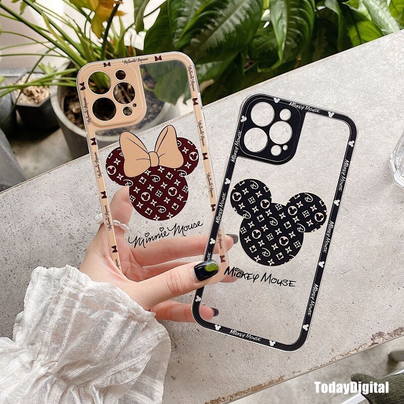 2022 Soft Case Motif Kartun Untuk Iphone 13 12 11 Pro Max Xs Max Xr 7 8 Plus case iphone couple