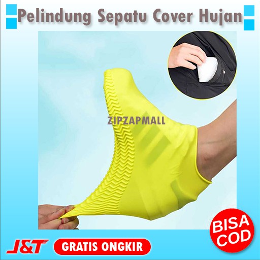 Sepatu Hujan Anak Pria Wanita Sarung Cover Hujan Sepatu Waterproof Silicone Murah Original